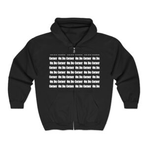 On Da Corner Brick Logo Zip Up Hoodie