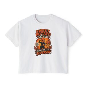 Sweet Potato Spice Tee — Naturally Superior Women’s Boxy T‑Shirt